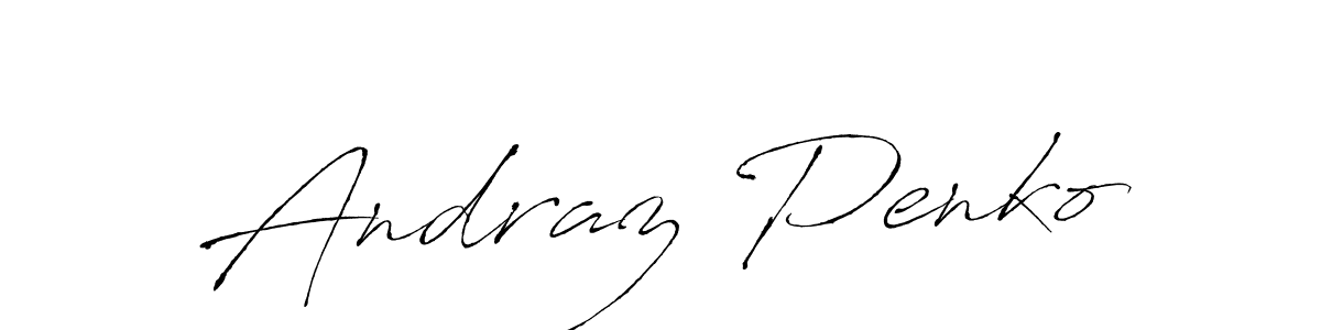 Use a signature maker to create a handwritten signature online. With this signature software, you can design (Antro_Vectra) your own signature for name Andraz Penko. Andraz Penko signature style 6 images and pictures png