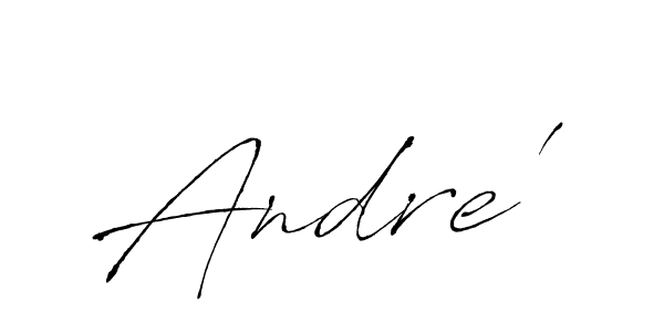 Also we have Andre' name is the best signature style. Create professional handwritten signature collection using Antro_Vectra autograph style. Andre' signature style 6 images and pictures png