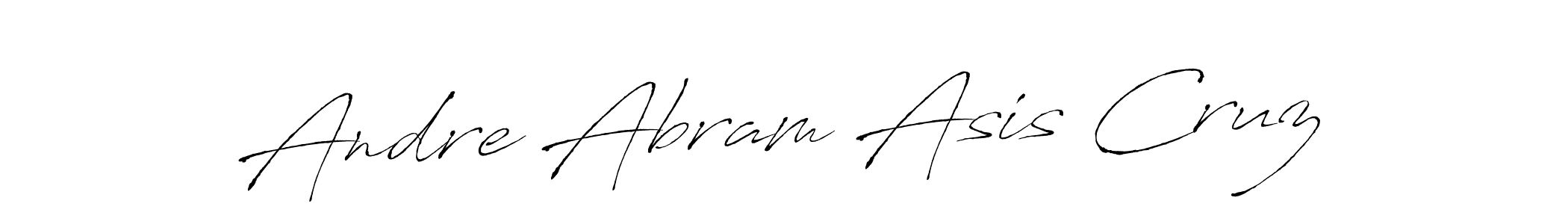 if you are searching for the best signature style for your name Andre Abram Asis Cruz. so please give up your signature search. here we have designed multiple signature styles  using Antro_Vectra. Andre Abram Asis Cruz signature style 6 images and pictures png