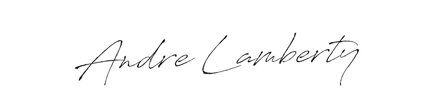 Similarly Antro_Vectra is the best handwritten signature design. Signature creator online .You can use it as an online autograph creator for name Andre Lamberty. Andre Lamberty signature style 6 images and pictures png