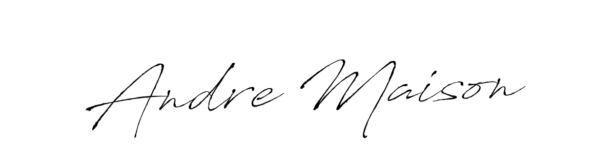 Also You can easily find your signature by using the search form. We will create Andre Maison name handwritten signature images for you free of cost using Antro_Vectra sign style. Andre Maison signature style 6 images and pictures png