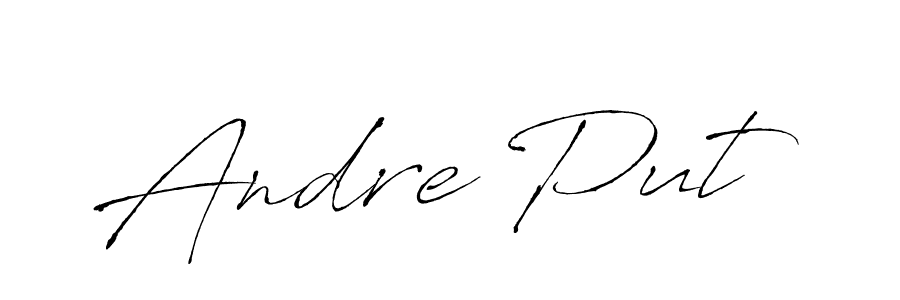 Andre Put stylish signature style. Best Handwritten Sign (Antro_Vectra) for my name. Handwritten Signature Collection Ideas for my name Andre Put. Andre Put signature style 6 images and pictures png