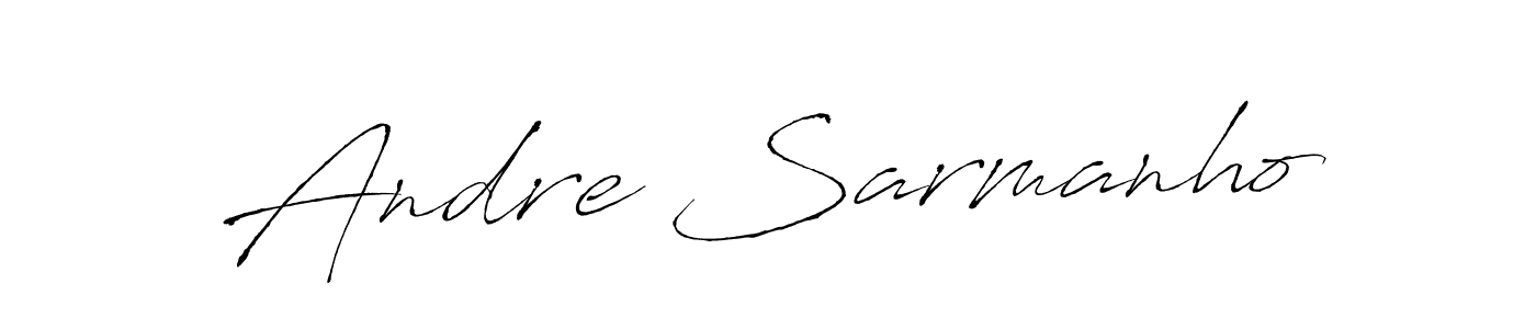 Design your own signature with our free online signature maker. With this signature software, you can create a handwritten (Antro_Vectra) signature for name Andre Sarmanho. Andre Sarmanho signature style 6 images and pictures png