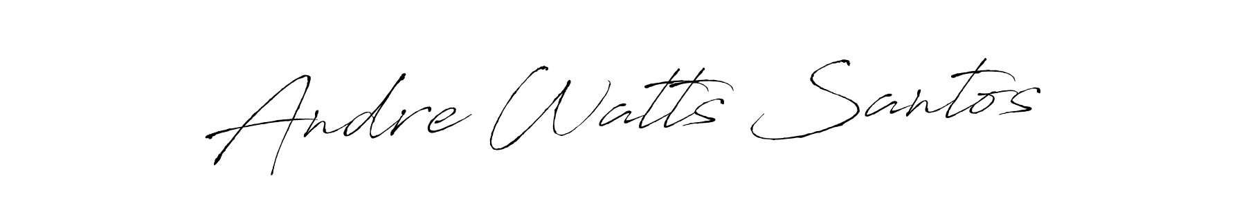 Also You can easily find your signature by using the search form. We will create Andre Watts Santos name handwritten signature images for you free of cost using Antro_Vectra sign style. Andre Watts Santos signature style 6 images and pictures png