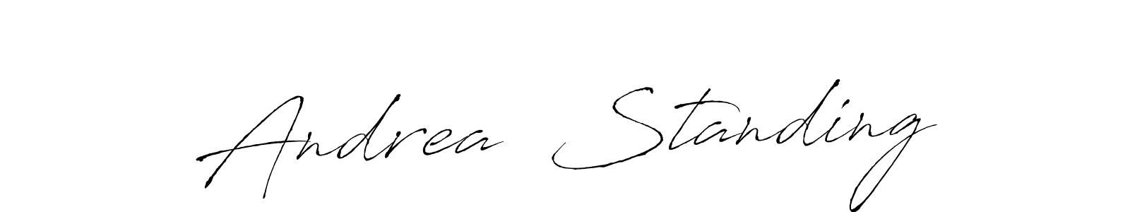 Make a short Andrea  Standing signature style. Manage your documents anywhere anytime using Antro_Vectra. Create and add eSignatures, submit forms, share and send files easily. Andrea  Standing signature style 6 images and pictures png