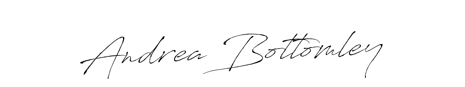 Create a beautiful signature design for name Andrea Bottomley. With this signature (Antro_Vectra) fonts, you can make a handwritten signature for free. Andrea Bottomley signature style 6 images and pictures png