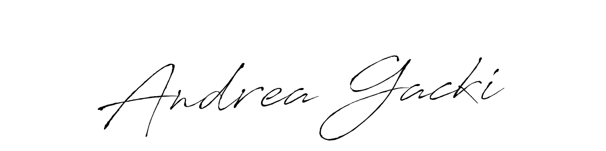 You should practise on your own different ways (Antro_Vectra) to write your name (Andrea Gacki) in signature. don't let someone else do it for you. Andrea Gacki signature style 6 images and pictures png