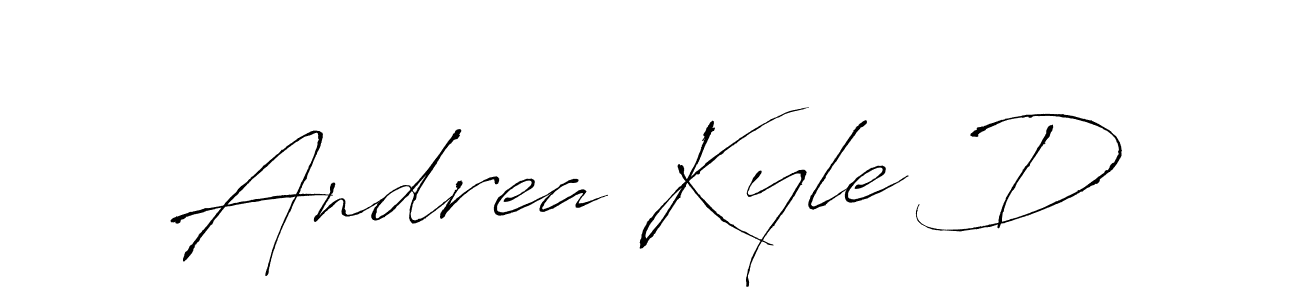 Design your own signature with our free online signature maker. With this signature software, you can create a handwritten (Antro_Vectra) signature for name Andrea Kyle D. Andrea Kyle D signature style 6 images and pictures png