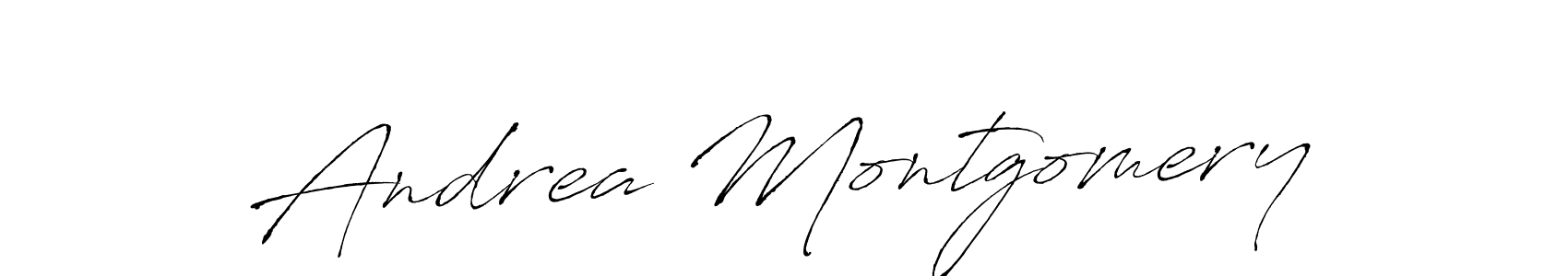 The best way (Antro_Vectra) to make a short signature is to pick only two or three words in your name. The name Andrea Montgomery include a total of six letters. For converting this name. Andrea Montgomery signature style 6 images and pictures png