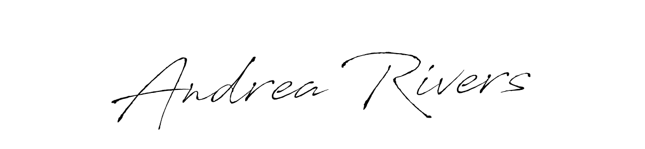 Make a beautiful signature design for name Andrea Rivers. With this signature (Antro_Vectra) style, you can create a handwritten signature for free. Andrea Rivers signature style 6 images and pictures png