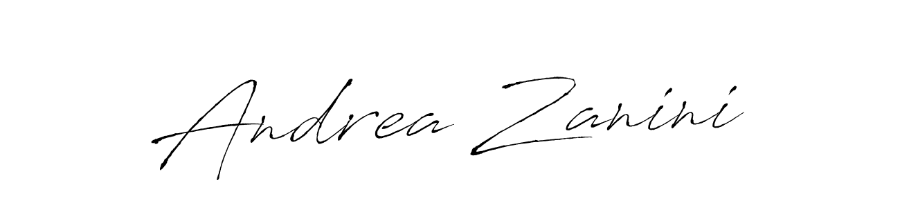 Andrea Zanini stylish signature style. Best Handwritten Sign (Antro_Vectra) for my name. Handwritten Signature Collection Ideas for my name Andrea Zanini. Andrea Zanini signature style 6 images and pictures png