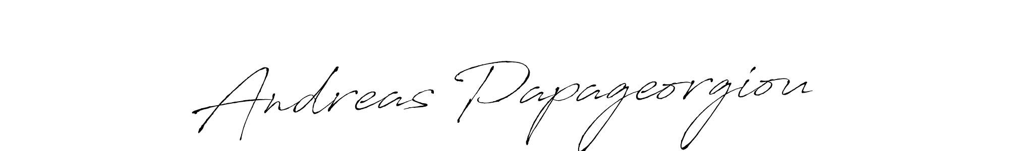 Design your own signature with our free online signature maker. With this signature software, you can create a handwritten (Antro_Vectra) signature for name Andreas Papageorgiou. Andreas Papageorgiou signature style 6 images and pictures png