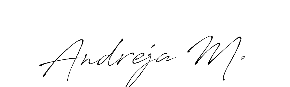 This is the best signature style for the Andreja M. name. Also you like these signature font (Antro_Vectra). Mix name signature. Andreja M. signature style 6 images and pictures png