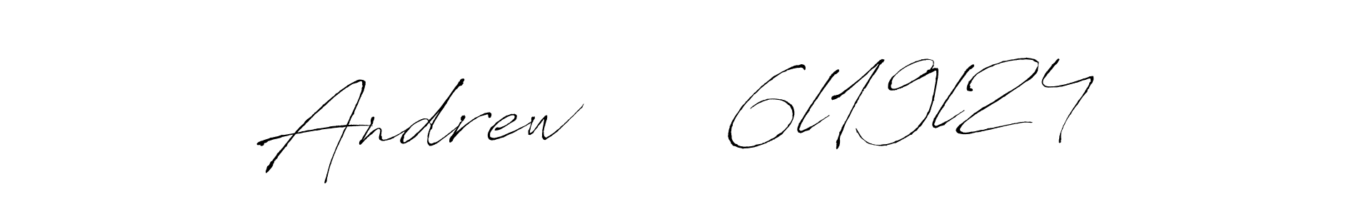 Make a beautiful signature design for name Andrew      6l19l24. With this signature (Antro_Vectra) style, you can create a handwritten signature for free. Andrew      6l19l24 signature style 6 images and pictures png