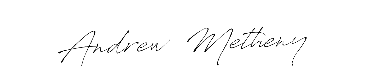 Andrew  Metheny stylish signature style. Best Handwritten Sign (Antro_Vectra) for my name. Handwritten Signature Collection Ideas for my name Andrew  Metheny. Andrew  Metheny signature style 6 images and pictures png