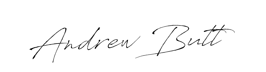 Andrew Butt stylish signature style. Best Handwritten Sign (Antro_Vectra) for my name. Handwritten Signature Collection Ideas for my name Andrew Butt. Andrew Butt signature style 6 images and pictures png