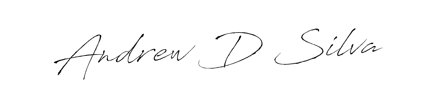 Use a signature maker to create a handwritten signature online. With this signature software, you can design (Antro_Vectra) your own signature for name Andrew D Silva. Andrew D Silva signature style 6 images and pictures png