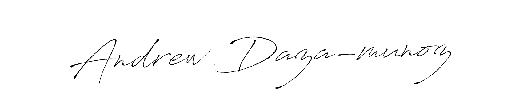 Make a beautiful signature design for name Andrew Daza-munoz. With this signature (Antro_Vectra) style, you can create a handwritten signature for free. Andrew Daza-munoz signature style 6 images and pictures png