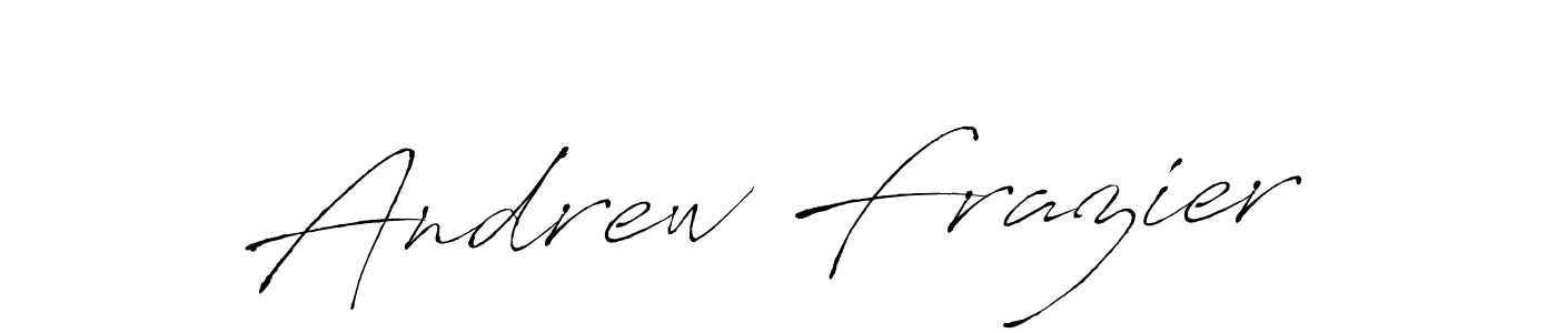 Andrew Frazier stylish signature style. Best Handwritten Sign (Antro_Vectra) for my name. Handwritten Signature Collection Ideas for my name Andrew Frazier. Andrew Frazier signature style 6 images and pictures png