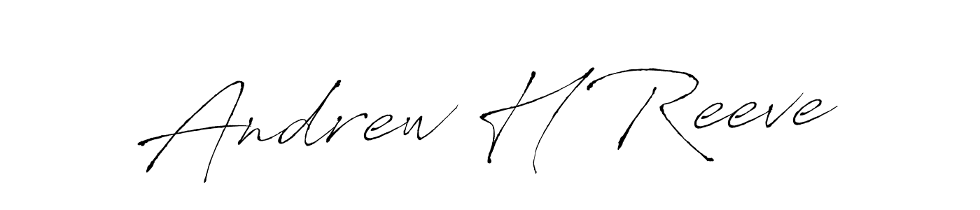 Once you've used our free online signature maker to create your best signature Antro_Vectra style, it's time to enjoy all of the benefits that Andrew H Reeve name signing documents. Andrew H Reeve signature style 6 images and pictures png