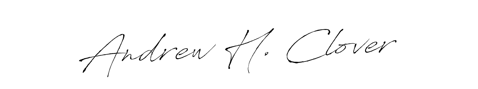 Also we have Andrew H. Clover name is the best signature style. Create professional handwritten signature collection using Antro_Vectra autograph style. Andrew H. Clover signature style 6 images and pictures png