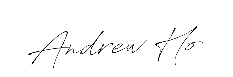 Andrew Ho stylish signature style. Best Handwritten Sign (Antro_Vectra) for my name. Handwritten Signature Collection Ideas for my name Andrew Ho. Andrew Ho signature style 6 images and pictures png