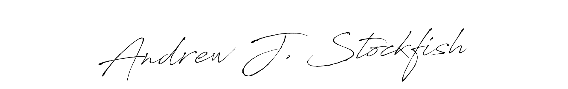 Make a beautiful signature design for name Andrew J. Stockfish. Use this online signature maker to create a handwritten signature for free. Andrew J. Stockfish signature style 6 images and pictures png