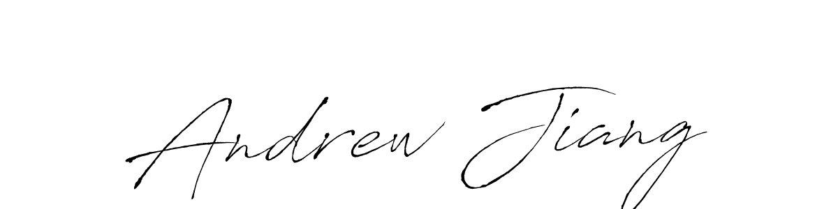 Andrew Jiang stylish signature style. Best Handwritten Sign (Antro_Vectra) for my name. Handwritten Signature Collection Ideas for my name Andrew Jiang. Andrew Jiang signature style 6 images and pictures png