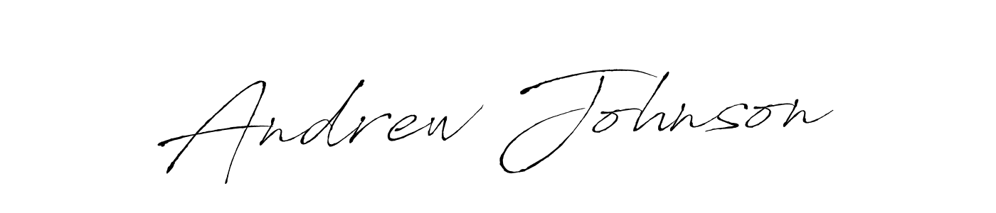 Andrew Johnson stylish signature style. Best Handwritten Sign (Antro_Vectra) for my name. Handwritten Signature Collection Ideas for my name Andrew Johnson. Andrew Johnson signature style 6 images and pictures png