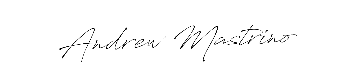 Make a beautiful signature design for name Andrew Mastrino. With this signature (Antro_Vectra) style, you can create a handwritten signature for free. Andrew Mastrino signature style 6 images and pictures png