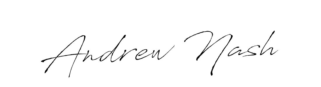 Make a beautiful signature design for name Andrew Nash. With this signature (Antro_Vectra) style, you can create a handwritten signature for free. Andrew Nash signature style 6 images and pictures png