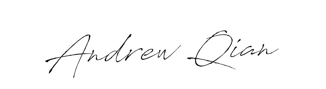 Make a beautiful signature design for name Andrew Qian. With this signature (Antro_Vectra) style, you can create a handwritten signature for free. Andrew Qian signature style 6 images and pictures png
