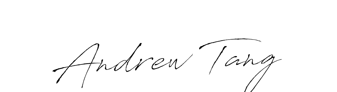 Use a signature maker to create a handwritten signature online. With this signature software, you can design (Antro_Vectra) your own signature for name Andrew Tang. Andrew Tang signature style 6 images and pictures png