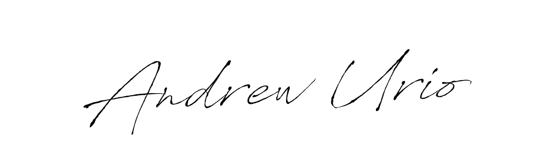 Similarly Antro_Vectra is the best handwritten signature design. Signature creator online .You can use it as an online autograph creator for name Andrew Urio. Andrew Urio signature style 6 images and pictures png