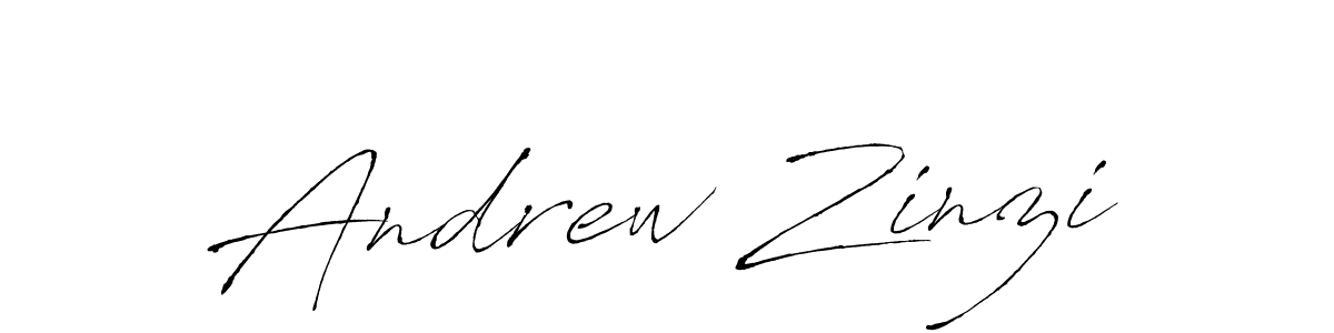 How to make Andrew Zinzi signature? Antro_Vectra is a professional autograph style. Create handwritten signature for Andrew Zinzi name. Andrew Zinzi signature style 6 images and pictures png