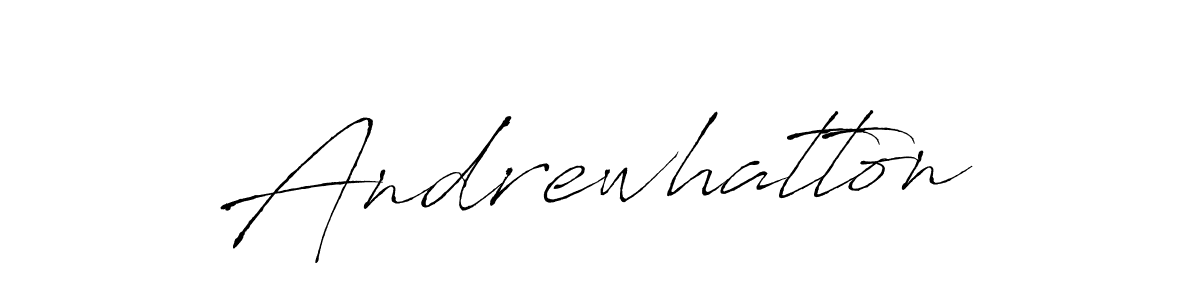 It looks lik you need a new signature style for name Andrewhatton. Design unique handwritten (Antro_Vectra) signature with our free signature maker in just a few clicks. Andrewhatton signature style 6 images and pictures png