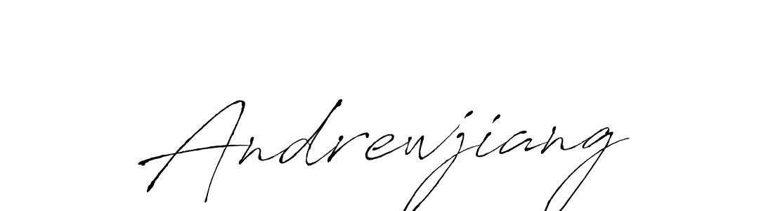 Make a beautiful signature design for name Andrewjiang. With this signature (Antro_Vectra) style, you can create a handwritten signature for free. Andrewjiang signature style 6 images and pictures png