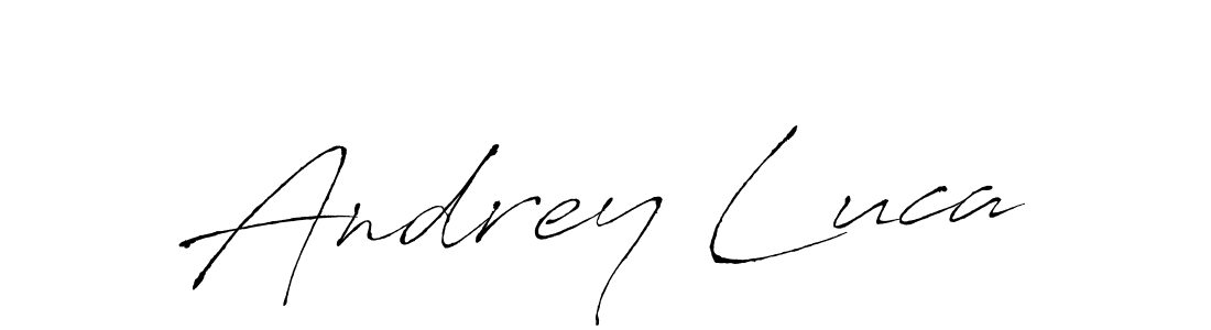Design your own signature with our free online signature maker. With this signature software, you can create a handwritten (Antro_Vectra) signature for name Andrey Luca. Andrey Luca signature style 6 images and pictures png
