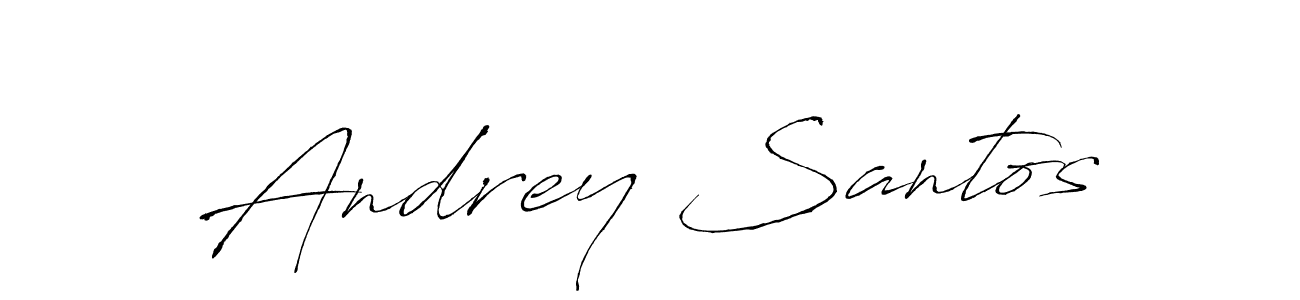 Use a signature maker to create a handwritten signature online. With this signature software, you can design (Antro_Vectra) your own signature for name Andrey Santos. Andrey Santos signature style 6 images and pictures png