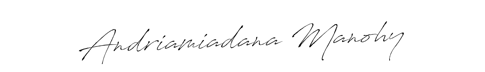 You should practise on your own different ways (Antro_Vectra) to write your name (Andriamiadana Manohy) in signature. don't let someone else do it for you. Andriamiadana Manohy signature style 6 images and pictures png