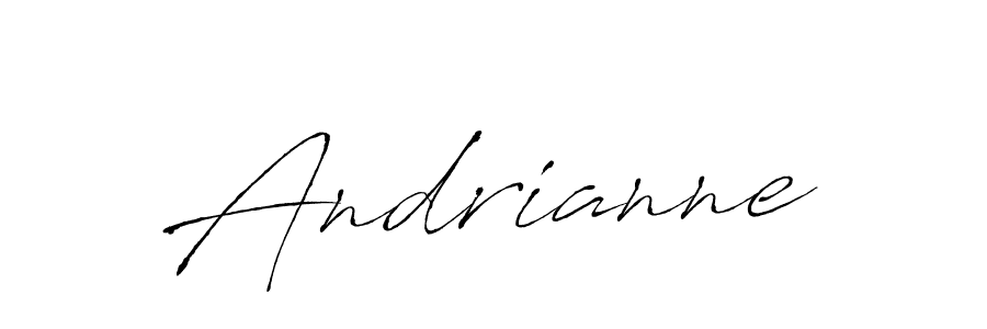 Andrianne stylish signature style. Best Handwritten Sign (Antro_Vectra) for my name. Handwritten Signature Collection Ideas for my name Andrianne. Andrianne signature style 6 images and pictures png