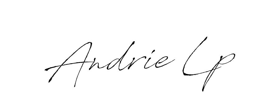 Make a beautiful signature design for name Andrie Lp. Use this online signature maker to create a handwritten signature for free. Andrie Lp signature style 6 images and pictures png