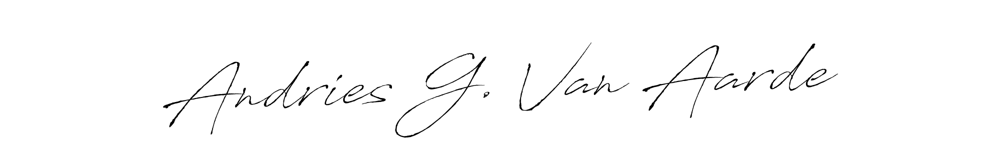 Andries G. Van Aarde stylish signature style. Best Handwritten Sign (Antro_Vectra) for my name. Handwritten Signature Collection Ideas for my name Andries G. Van Aarde. Andries G. Van Aarde signature style 6 images and pictures png