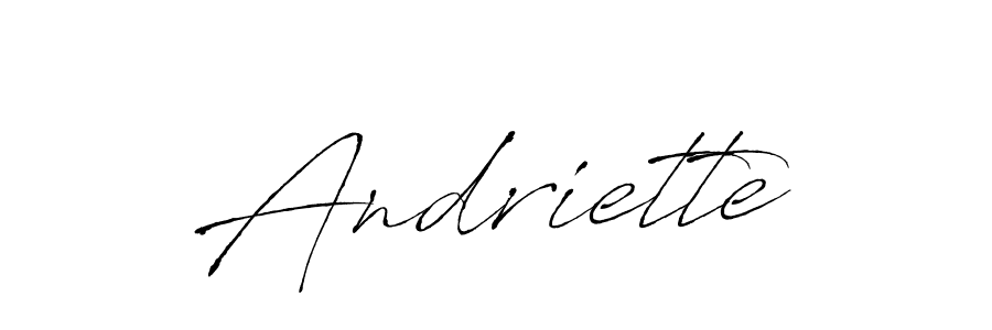 Antro_Vectra is a professional signature style that is perfect for those who want to add a touch of class to their signature. It is also a great choice for those who want to make their signature more unique. Get Andriette name to fancy signature for free. Andriette signature style 6 images and pictures png