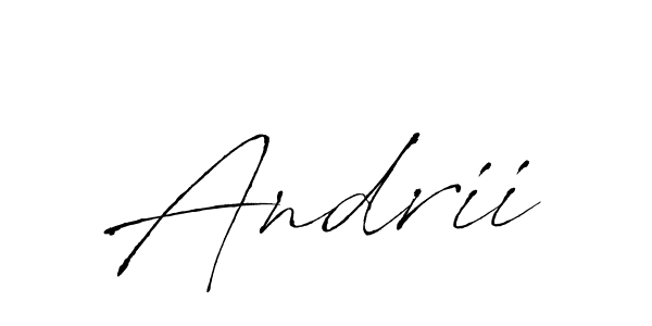 Antro_Vectra is a professional signature style that is perfect for those who want to add a touch of class to their signature. It is also a great choice for those who want to make their signature more unique. Get Andrii name to fancy signature for free. Andrii signature style 6 images and pictures png