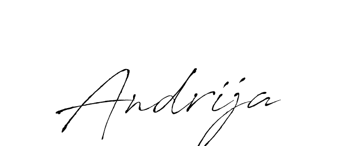 Create a beautiful signature design for name Andrija. With this signature (Antro_Vectra) fonts, you can make a handwritten signature for free. Andrija signature style 6 images and pictures png