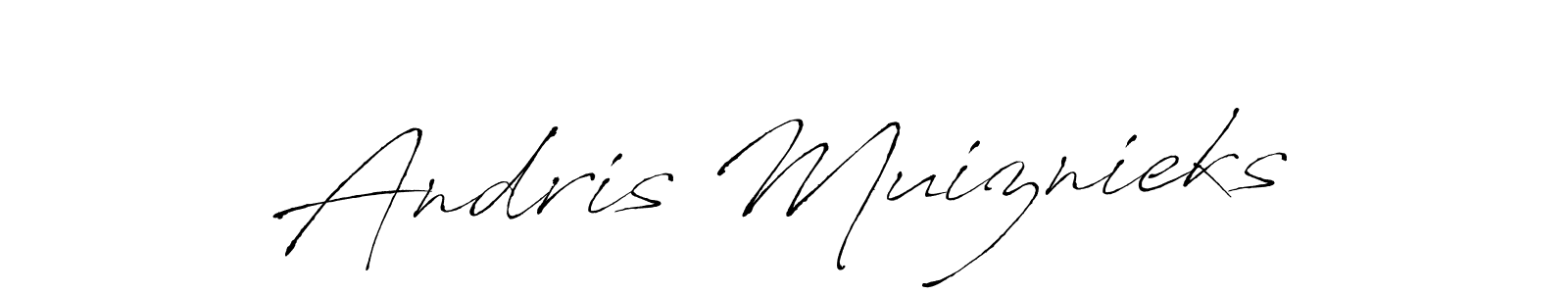 You should practise on your own different ways (Antro_Vectra) to write your name (Andris Muiznieks) in signature. don't let someone else do it for you. Andris Muiznieks signature style 6 images and pictures png