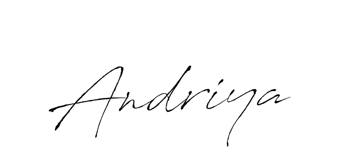 Andriya stylish signature style. Best Handwritten Sign (Antro_Vectra) for my name. Handwritten Signature Collection Ideas for my name Andriya. Andriya signature style 6 images and pictures png