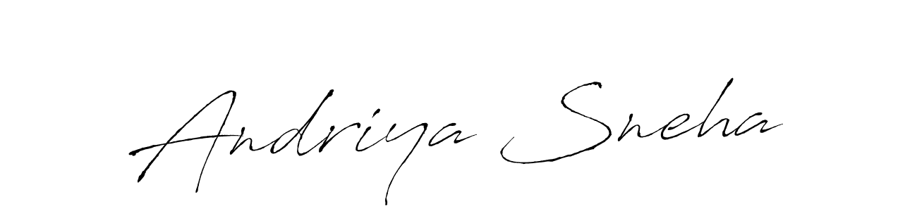 Make a short Andriya Sneha signature style. Manage your documents anywhere anytime using Antro_Vectra. Create and add eSignatures, submit forms, share and send files easily. Andriya Sneha signature style 6 images and pictures png