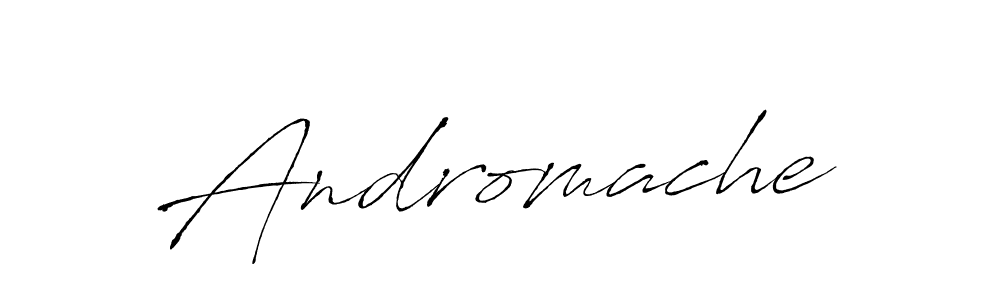 Use a signature maker to create a handwritten signature online. With this signature software, you can design (Antro_Vectra) your own signature for name Andromache. Andromache signature style 6 images and pictures png